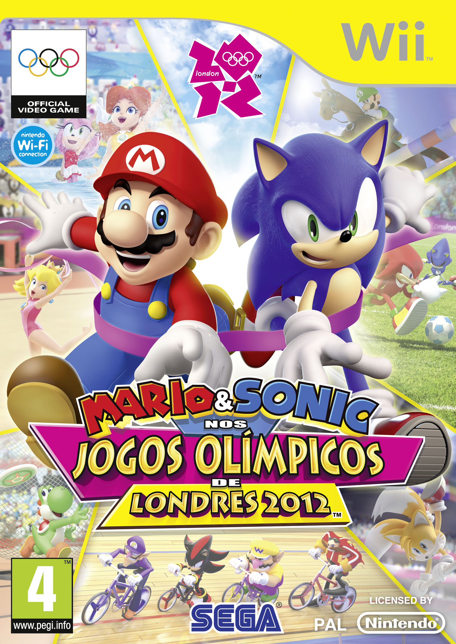 Mario And Sonic Aux Jeux Olympiques De Londres 2012 — box-2D (PT)