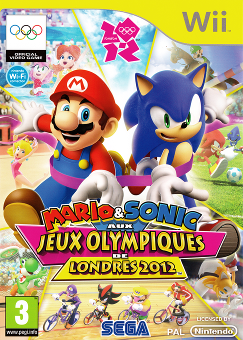Mario And Sonic Aux Jeux Olympiques De Londres 2012 — box-2D (FR)