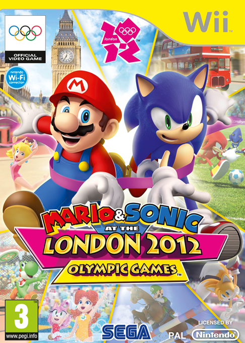 Mario And Sonic Aux Jeux Olympiques De Londres 2012 — box-2D (EU)