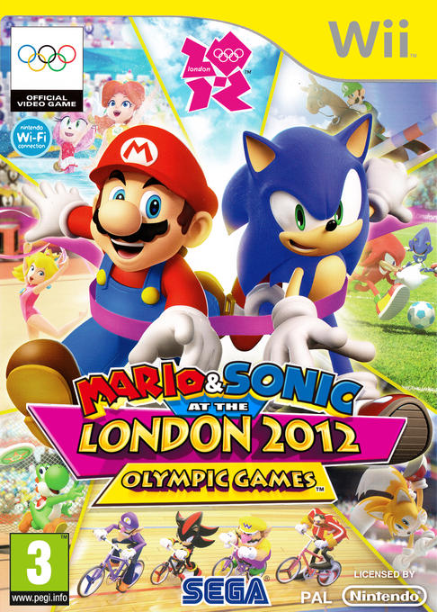 Mario And Sonic Aux Jeux Olympiques De Londres 2012 — box-2D (DK)