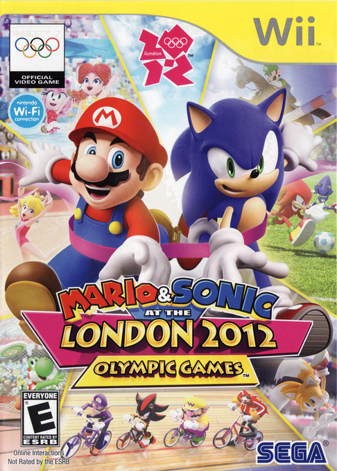 Mario And Sonic Aux Jeux Olympiques De Londres 2012 box art