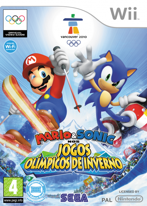 Mario And Sonic Aux Jeux Olympiques D'hiver — box-2D (PT)