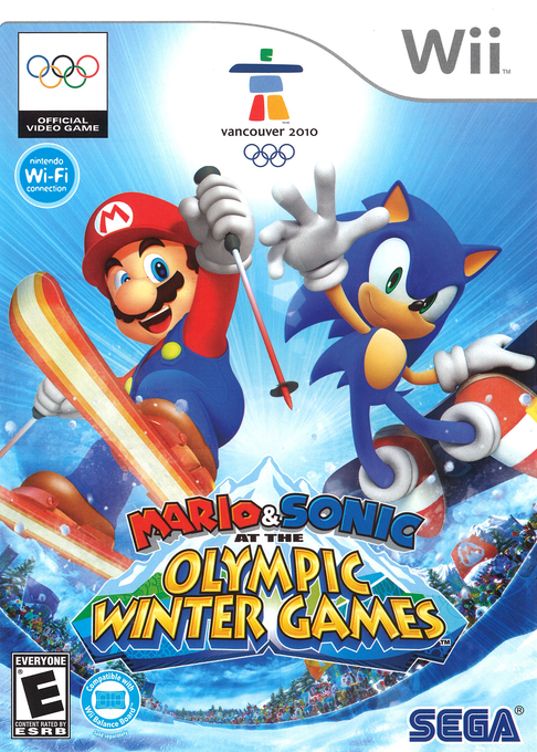 Mario And Sonic Aux Jeux Olympiques D'hiver box art