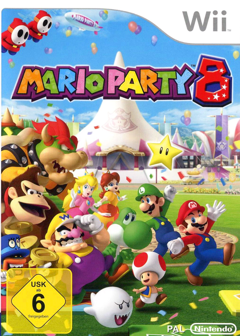 Mario Party 8 — box-2D (DE)