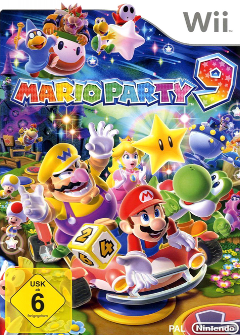 Mario Party 9 — box-2D (DE)