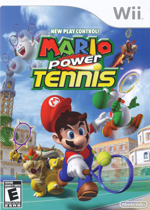 Mario Power Tennis box art