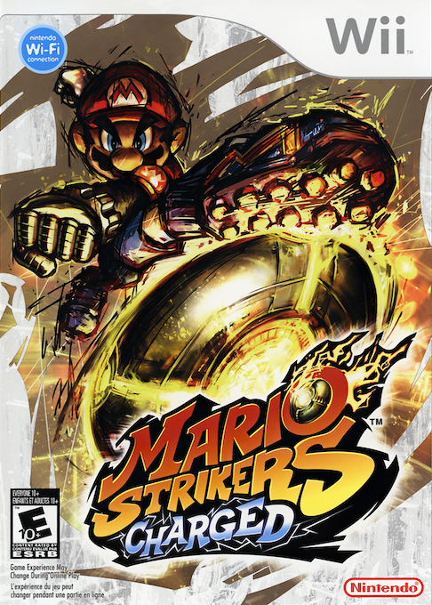 Mario Strikers Charged Football box art