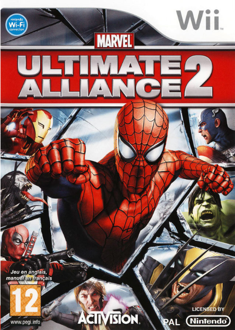 Marvel Ultimate Alliance 2 — box-2D (FR)