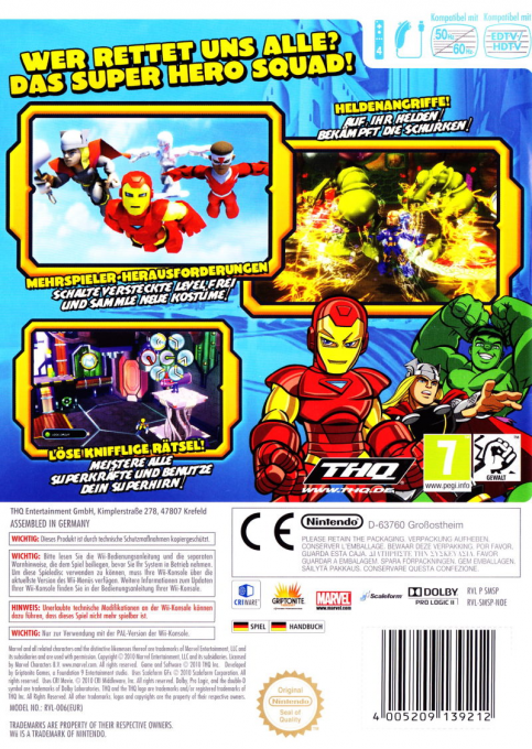 Marvel Super Hero Squad - Le Gant De L'infini — box-2D-back (DE)