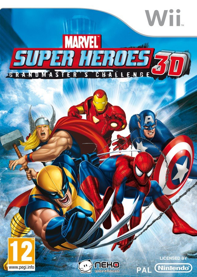 Marvel Super Heroes 3d - Grandmaster's Challenge box art