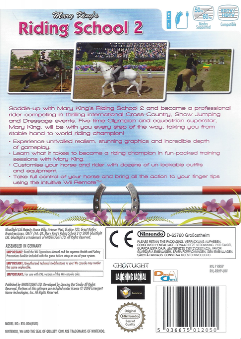 Mary King's Riding School 2 — box-2D-back (EU)