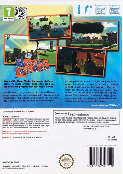 Max And The Magic Marker — box-2D-back (EU)
