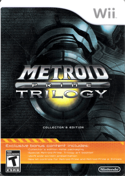 Metroid Prime Trilogy box art