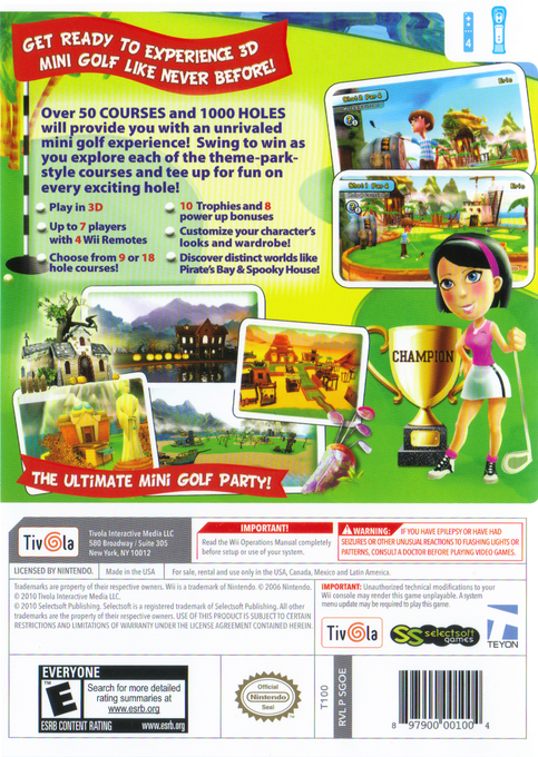 Mini Golf Resort — box-2D-back (US)