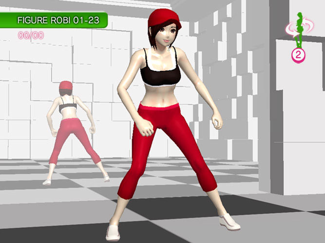 Momu-chan Diet Wii :  Figureobics by Chon Dayon — ss (JP)
