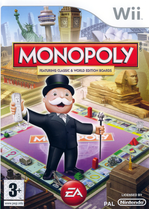 Monopoly featuring Classic & World Edition Boards box art
