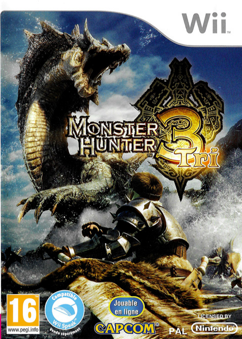 Monster Hunter 3 — box-2D (FR)