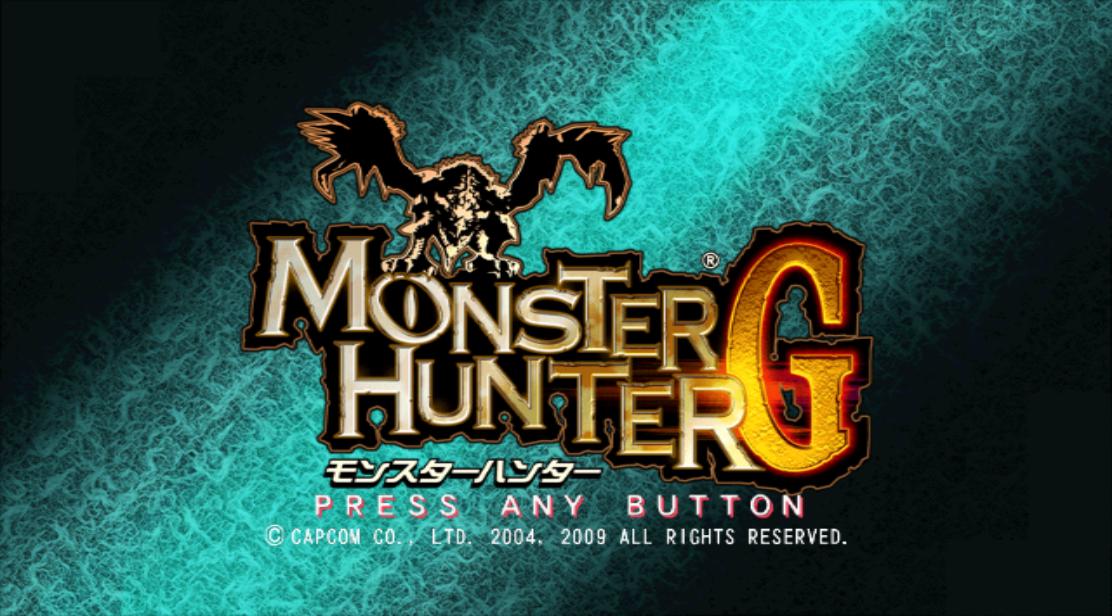 Monster Hunter G — sstitle (JP)