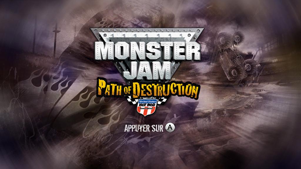Monster Jam - Path Of Destruction — sstitle (FR)