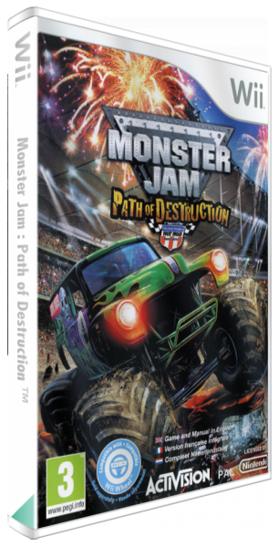 Monster Jam - Path Of Destruction — box-3D (US)