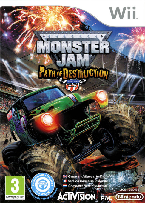 Monster Jam - Path Of Destruction box art
