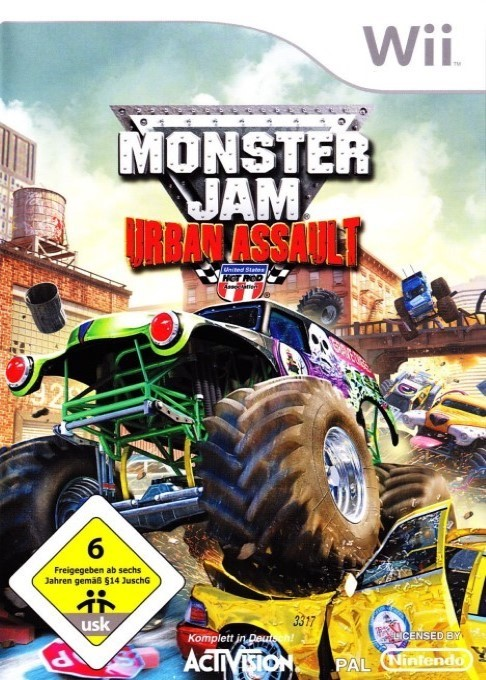 Monster Jam - Urban Assault — box-2D (DE)