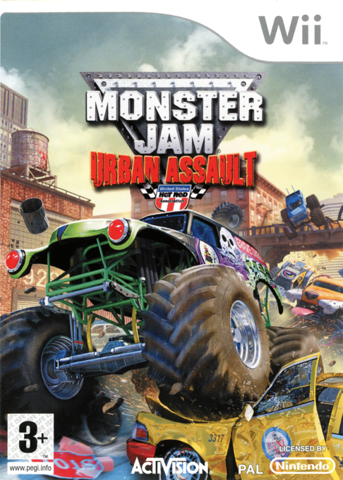 Monster Jam - Urban Assault — box-2D (EU)