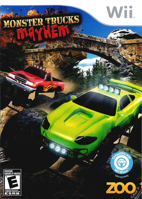 Monster Trucks Mayhem box art