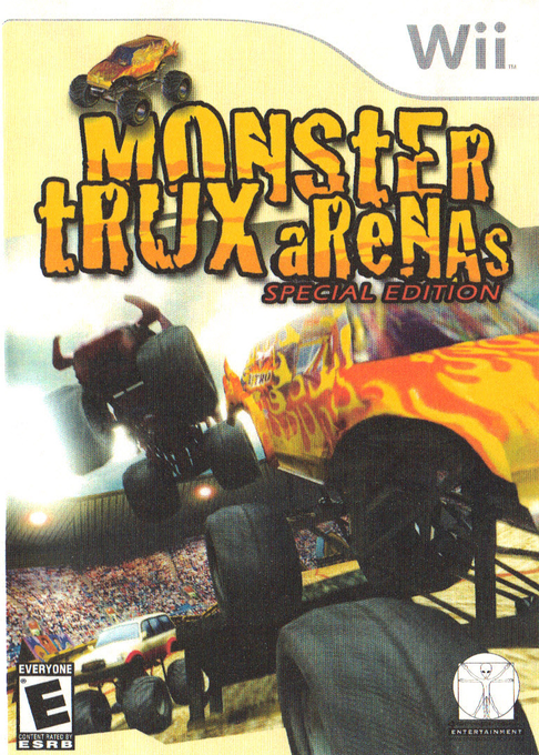 Monster Trux Arenas box art