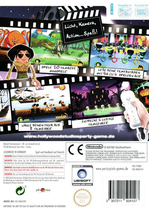 Movie Studios Party — box-2D-back (DE)