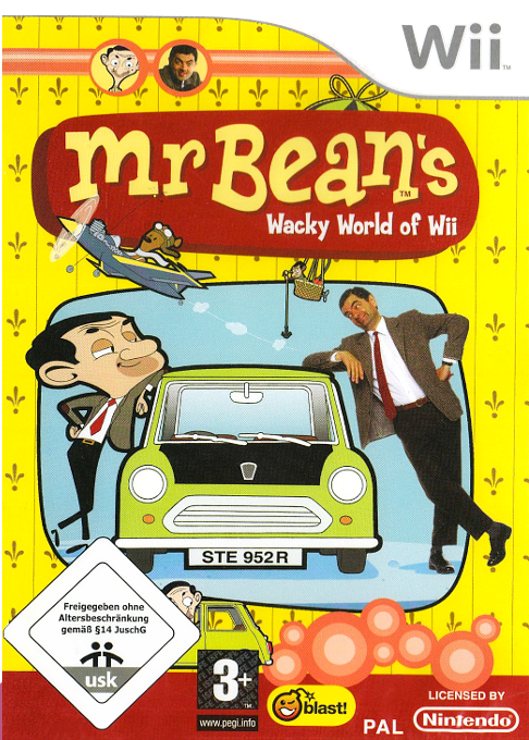 Mr Bean's Wacky World of Wii — box-2D (NL)