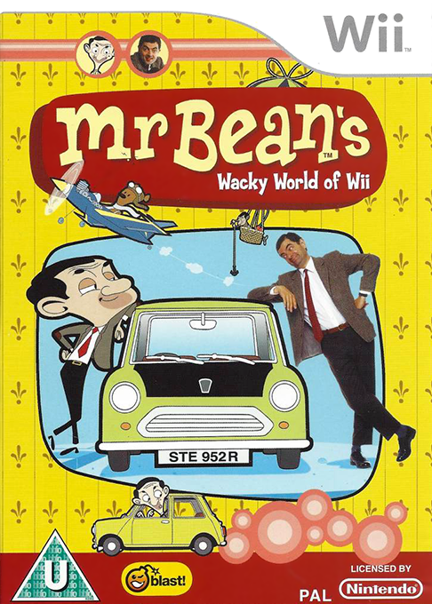 Mr Bean's Wacky World of Wii box art