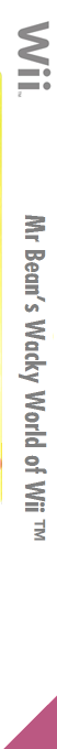 Mr Bean's Wacky World of Wii — box-2D-side (DE)