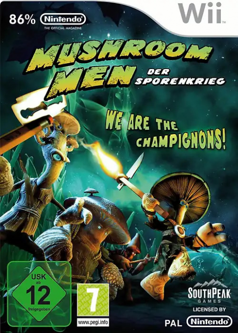 Mushroom Men - The Spore Wars — box-2D (DE)
