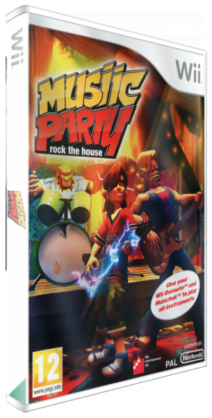 Musiic Party - Rock The House — box-3D (UK)