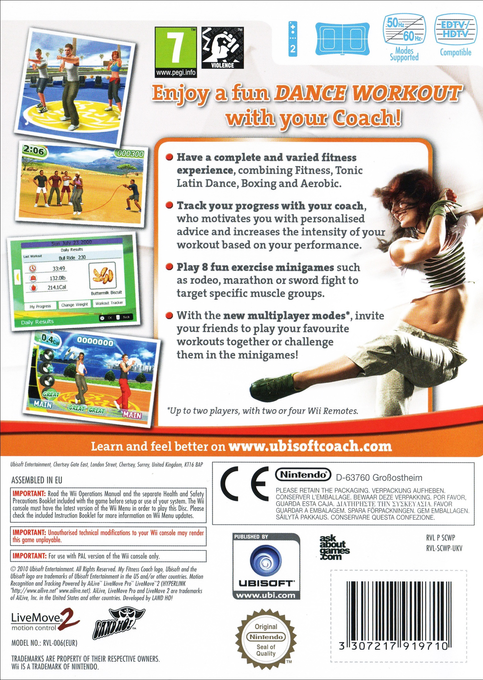 Mon Coach Personnel - Danse And Fitness — box-2D-back (US)
