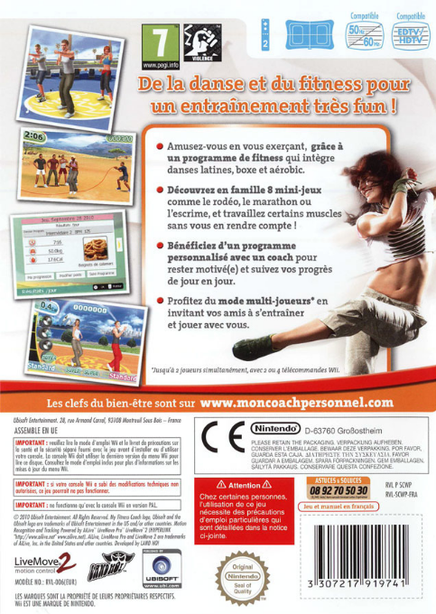 Mon Coach Personnel - Danse And Fitness — box-2D-back (FR)