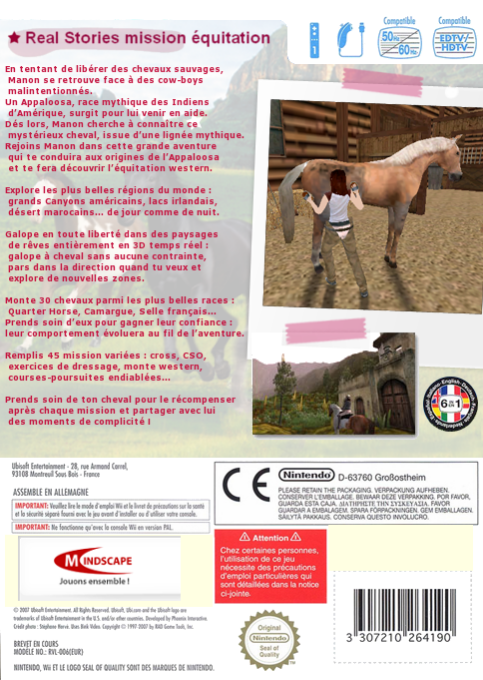 Real Stories - Mission Equitation — box-2D-back (FR)