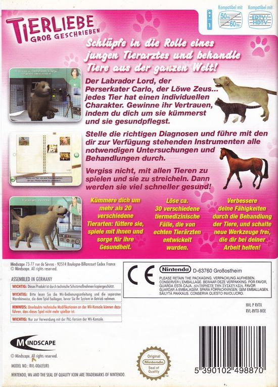 Real Stories - Veterinaire — box-2D-back (DE)