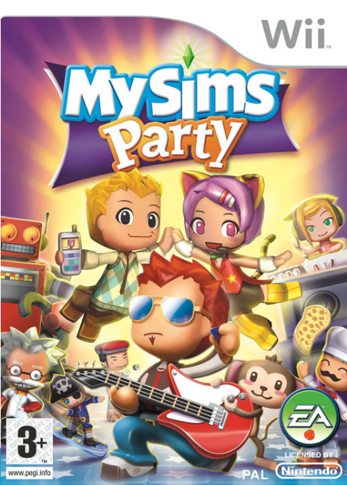 Mysims Party — box-2D (NL)