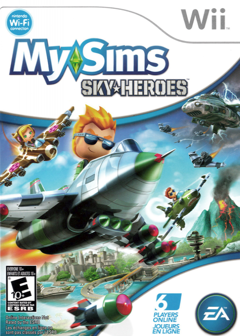 Mysims Skyheroes box art