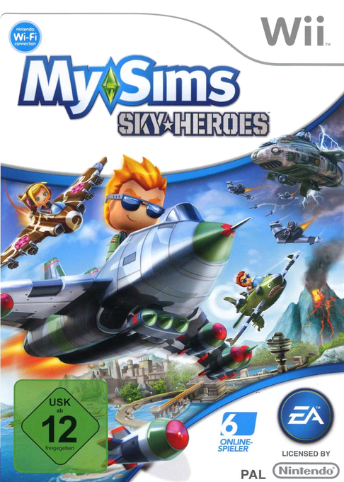 Mysims Skyheroes — box-2D (DE)