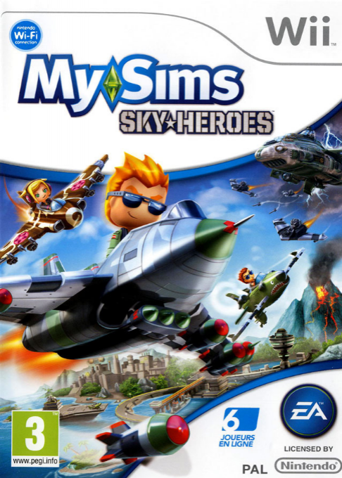Mysims Skyheroes — box-2D (FR)