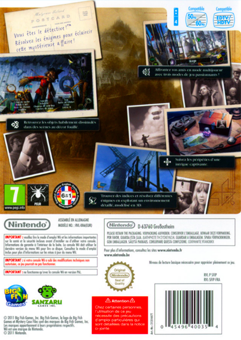 Mystery Case Files - The Malgrave Incident — box-2D-back (FR)