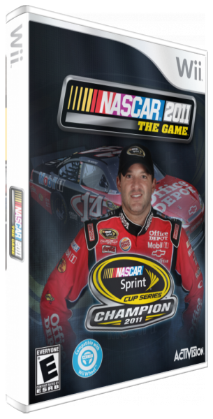 Nascar The Game 2011 — box-3D (US)