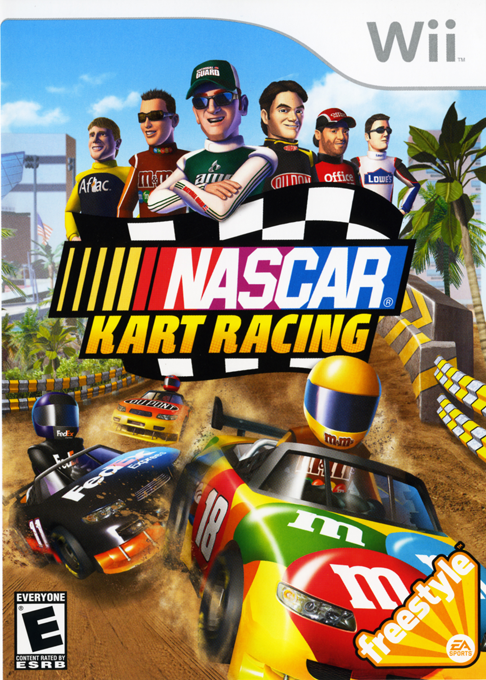 Nascar Kart Racing box art