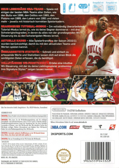 NBA 2K12 — box-2D-back (DE)