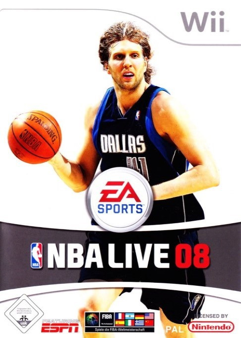 Nba Live 08 — box-2D (DE)