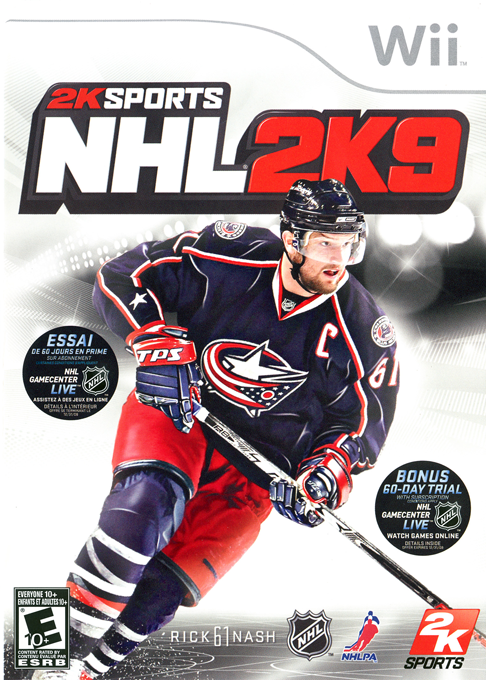 Nhl 2k9 box art