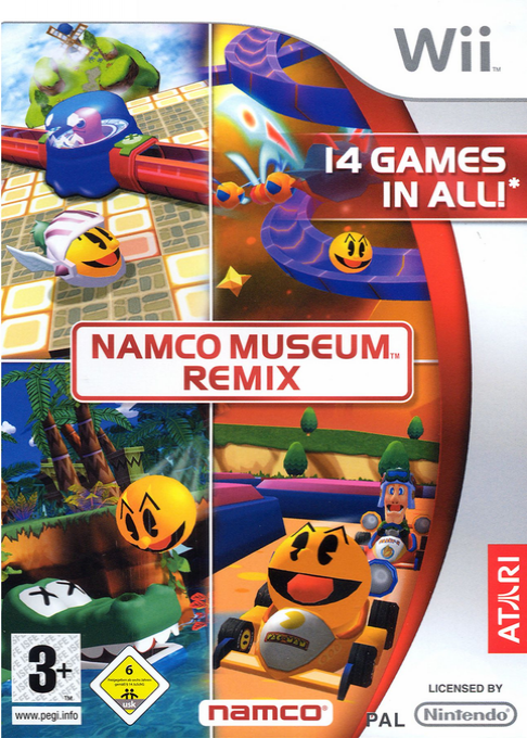 Namco Museum Remix — box-2D (IT)